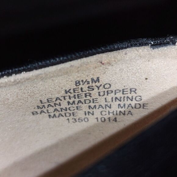 Nine West Kelsyo black peep toe heels  Sz 8.5 - Picture 7 of 7